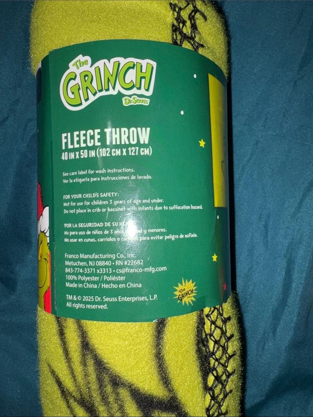 Dr. Seuss official grinch